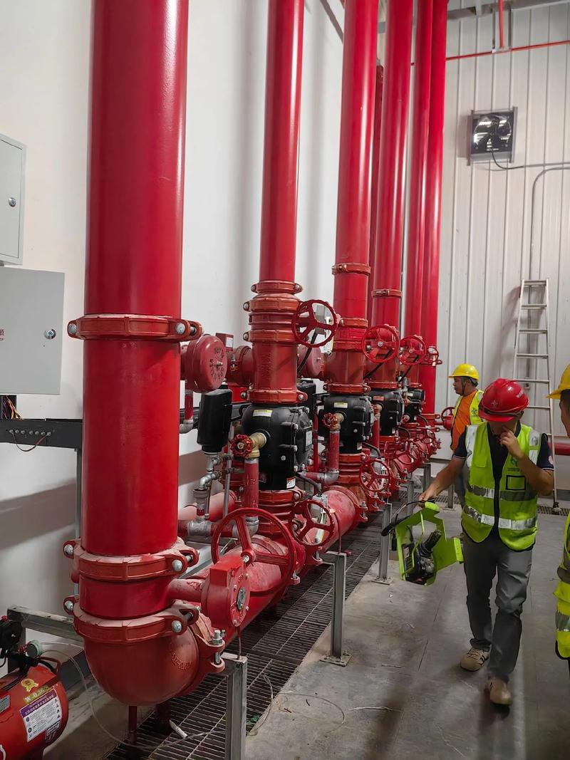 消防工程 #消防泵 #消防施工现场 #机电安装工程 #管道